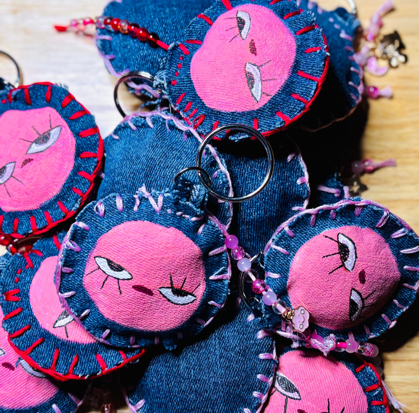 FEM Head Keychain