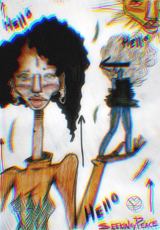 PEACE SEEKER 3D Effect [Postcard] image 0