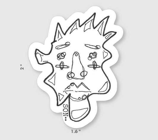Vinyl Sticker "Its Complicated Man"